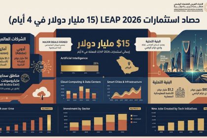حصاد استثمارات LEAP 2026 15 مليار دولار في 4 أيام .